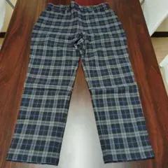 チェック柄カジュアルパンツ Lサイズ