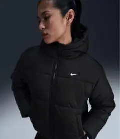 美品　NIKE Therma-FIT ルーズ フーデッド ダウンジャケット　L