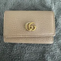 GUCCI GG マーモント レザー 6連キーケース ベージュ