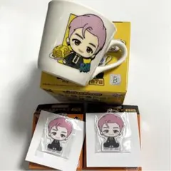 TinyTAN Butter 一番くじ RM マグカップ アクリルチャーム