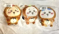 ちいかわ　たぬきだもんくじ　B賞ぬいぐるみ　3種セット　ハチワレ　うさぎ