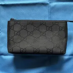GUCCI GGキャンバス ポーチ ブラック タバコケース - メルカリ