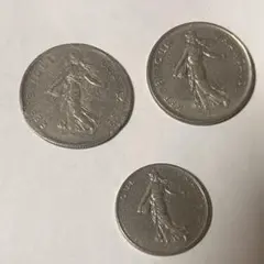 フランス　旧硬貨のサムネイル