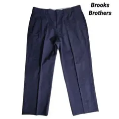 Brooks Brothers コットン素材 スラックス・ネイビー系 85349