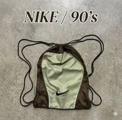 NIKE ナップサック archive ブラウン　古着　90s 00s city