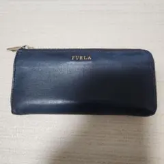 FURLA 長財布 ネイビー レザー 本日限り❗のサムネイル