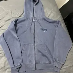 THRASHER ジップアップパーカー ブルー XLのサムネイル