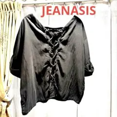 JEANASIS ジーナシス バックレースアップSS 黒 フリーサイズのサムネイル