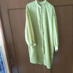 お値下げ シースルー長袖シャツ、シースルー長袖シャツワンピ Lサイズ