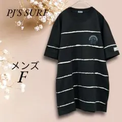 T7013【PJ'S SURF】メンズ 半袖 Tシャツ ボーダー バイカラー Fのサムネイル