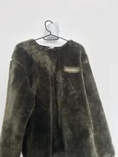 Champion フリース トレーナー Lサイズ カーキ