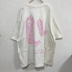 ZARA プリント 半袖Tシャツ オーバーサイズ アイボリーのサムネイル