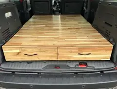 【実質値下げ(送料無料)】カングー専用ベッドキット2段式 ライトブルー/ベージュ 実質値下げ(送料無料)】カングー専用ベッドキット2段式 ライト