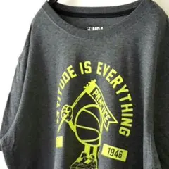 NBA ATTITUDE IS EVERYTHING Tシャツ L グレー 古着