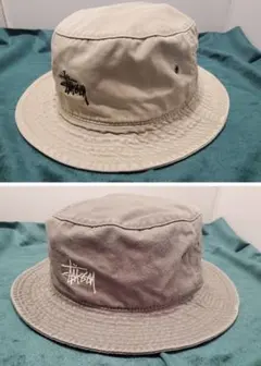 STUSSY フェードブラックデニム バケットハット ステューシー OLD