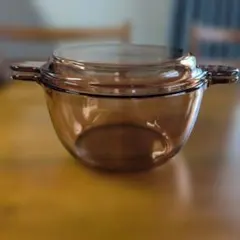 フランス製 VISION 耐熱ガラス 両手鍋 2.5L ビジョン ブラウンのサムネイル