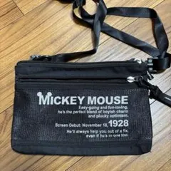 ミッキーマウス サコッシュ ブラックのサムネイル