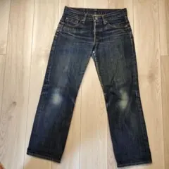 リーバイス 522 W29 L34 ダークブルー ストレートデニム