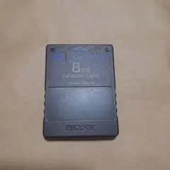 PS2 SONY純正品　メモリーカード　8MB ブラック