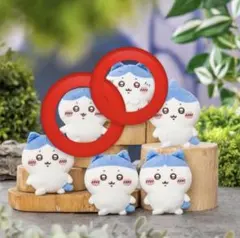 ちいかわ ハチワレだらけくじ E賞 ぬいぐるみバッジ 2種セット