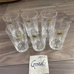 Noritake ノリタケ クリスタル 切子 グラス 6個セット