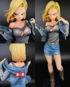ドラゴンボール 人造人間18号 座り姿 ガレージキット フィギュア