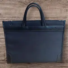 【備品】ブラックビジネスバッグ 合成皮革製