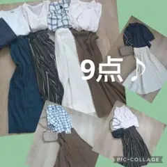レディース服　まとめ売り　コーデ売り　春夏　きれいめカジュアル　ML　オフィス②