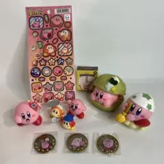 星のカービィカフェフードマスコット　キャラシール　30thレリーフメダル