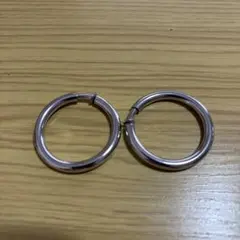 シルバー フープイヤリング 中型