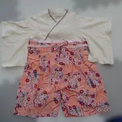 SWEET MOMMY ベビー袴 ロンパース 80センチ 桜柄