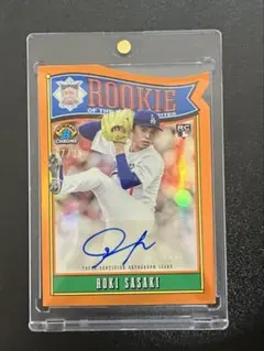2025 Bowman Chrome 佐々木朗希 /499 RC auto - メルカリ