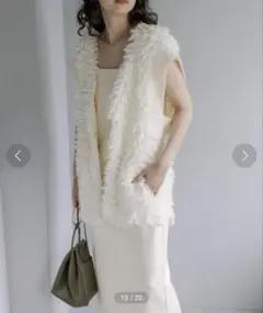 mystic ループニットベスト