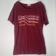 MOTHER SUNSET プリント Tシャツ ボルドーのサムネイル