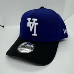 B99ニューエラ　ロサンゼルスドジャース　LA 逆ロゴ　ブルー　ブラック