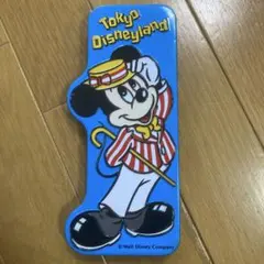ミッキーマウス　レア缶　筆箱　缶ペンケース　開園当初
