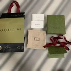 GUCCI 紙袋とギフトボックスセット13x11.7cm