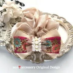 紅茶 様お取引中⭐3994⭐❣️大人可愛い❣️高見えインド刺繍リボン