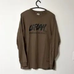 LEFLAH ブラウン 長袖カットソー L