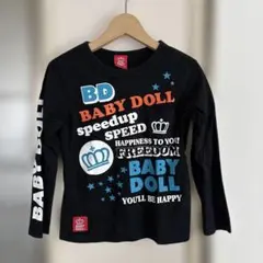 BABY DOLL 長袖カットソー 110 ブラック