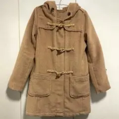 Ciaopanic ロングダッフルコート フード ベージュ ブラウン アウター