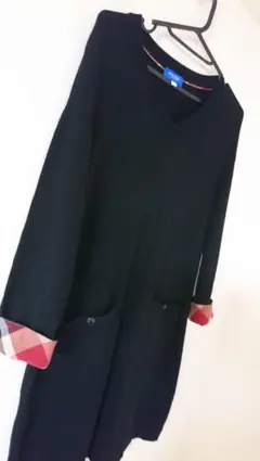 美品 バーバリー・ブルーレーベル 2way ニット ワンピース