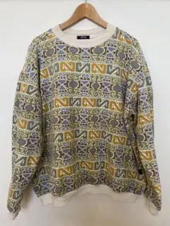 【超スペシャル】80s OLDステューシー 初期タグ スウェット 総柄 INKA