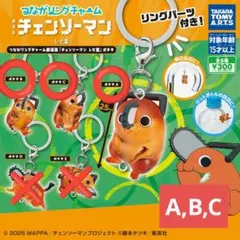 チェンソーマン つながリングチャーム ポチタA,B,C 3点セット