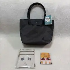 カルディ ネコの日バッグ プレミアム トートバッグ　３段マルチポーチ　カレンダー