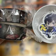 くら寿司びっくらポン　 ハイキューオリジナルマスキングテープ&めじるしチャーム