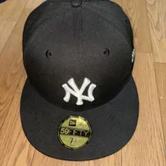ニューエラ 59FIFTY ニューヨークヤンキース キャップ 黒 7 1/2