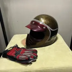 TT＆CO トゥーカッター フルフェイスヘルメット 青と銀 ビートル好きに