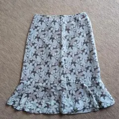 スカート 花柄 М レディーススカート 入学式 卒業式 上品