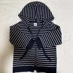 PETIT BATEAU ボーダー パーカー 86cm